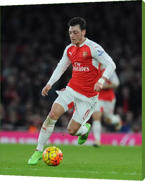 Mesut Ozil (Arsenal). Arsenal 0: 1 Chelsea. Barclays Premier League. Emirates Stadium