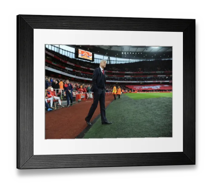 Framed Print : Arsene Wenger the Arsenal Manager before the match
