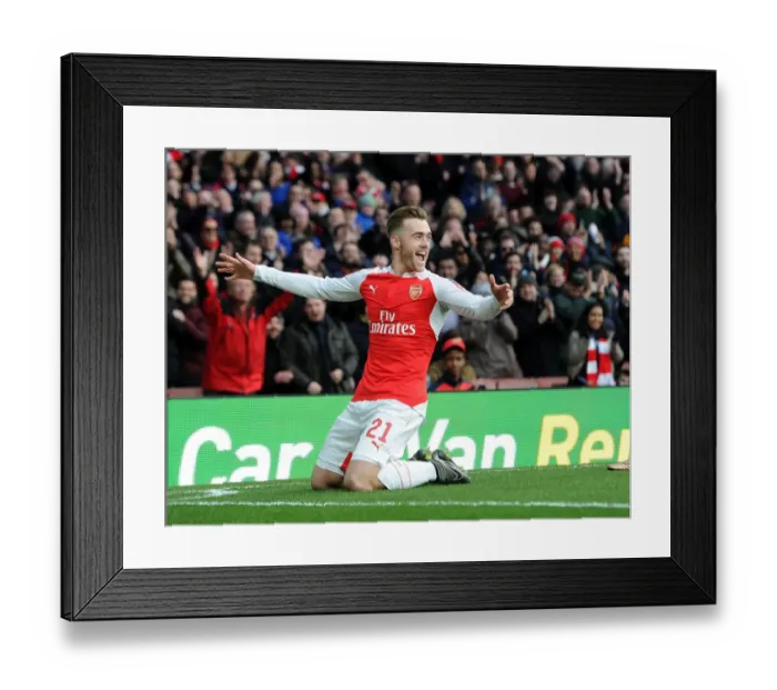 Framed Print : Calum Chambers FA Cup Upset: Arsenal's Surprise Goal vs Burnley (2016) Framed Print : Calum Chambers FA Cup Upset: Arsenal's Surprise Goal vs Burnley (2016)