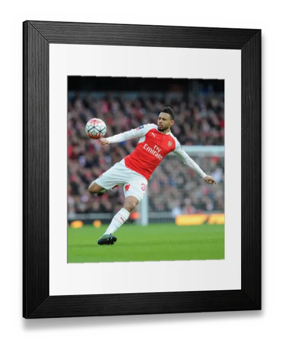 Framed Print : Coquelin in Action: Arsenal's FA Cup Battle against Burnley (2016) Framed Print : Coquelin in Action: Arsenal's FA Cup Battle against Burnley (2016)