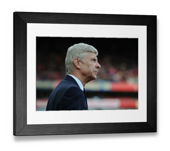 Framed Print : Arsene Wenger: Arsenal Manager Before FA Cup Fourth Round Match vs Burnley, 2016 Framed Print : Arsene Wenger: Arsenal Manager Before FA Cup Fourth Round Match vs Burnley, 2016