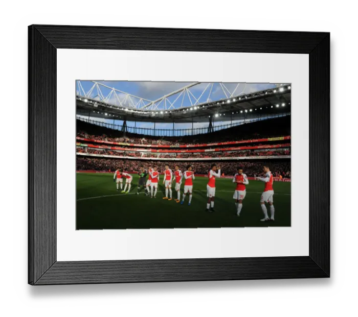 Framed Print : Arsenal vs. Burnley: The Emirates FA Cup Fourth Round Clash