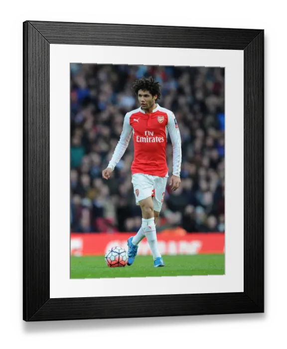 Framed Print : FA Cup Showdown: Elneny's Emirates Battle - Arsenal vs Burnley