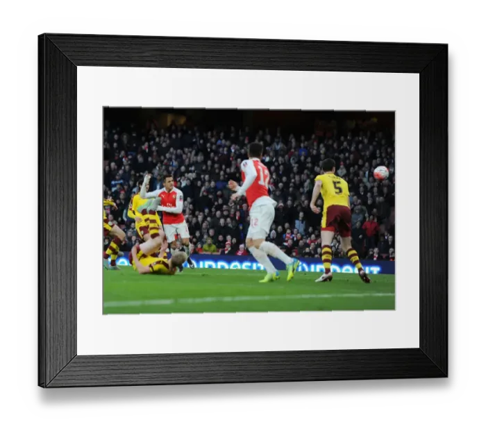 Framed Print : Alexis Sanchez Scores: Arsenal Triumphs Over Burnley in FA Cup Fourth Round Framed Print : Alexis Sanchez Scores: Arsenal Triumphs Over Burnley in FA Cup Fourth Round