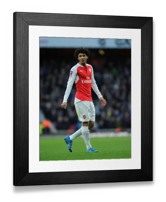 Framed Print : Arsenal vs Burnley: FA Cup Showdown - Elneny's Determined Performance Framed Print : Arsenal vs Burnley: FA Cup Showdown - Elneny's Determined Performance