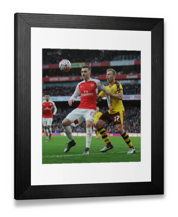 Framed Print : Arsenal vs. Burnley: FA Cup Fourth Round Clash at The Emirates Framed Print : Arsenal vs. Burnley: FA Cup Fourth Round Clash at The Emirates
