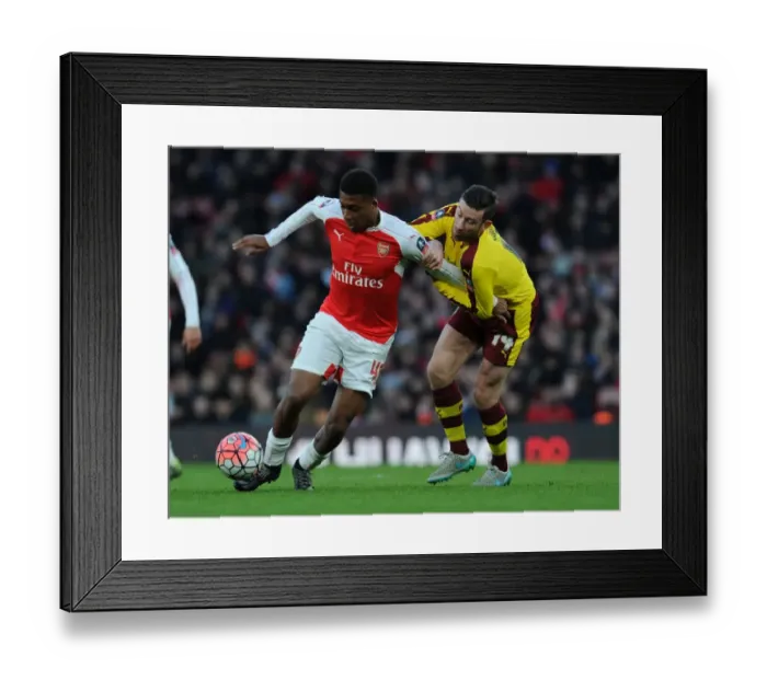Framed Print : Arsenal vs Burnley: FA Cup Battle at The Emirates, January 2016 Framed Print : Arsenal vs Burnley: FA Cup Battle at The Emirates, January 2016