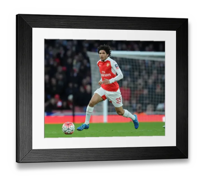 Framed Print : FA Cup Showdown: Elneny's Emirates Dominance - Arsenal vs Burnley