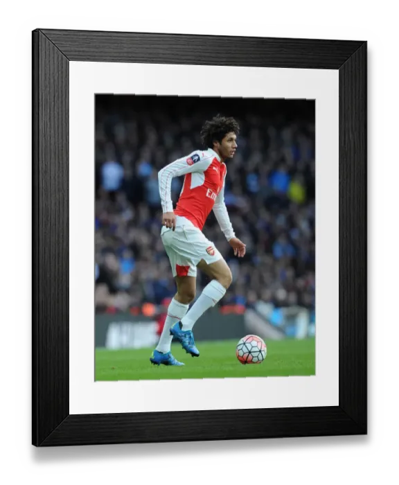 Framed Print : Mohamed Elneny (Arsenal). Arsenal 2: 1 Burnley. FA Cup 4th Round. Emirates Stadium Framed Print : Mohamed Elneny (Arsenal). Arsenal 2: 1 Burnley. FA Cup 4th Round. Emirates Stadium