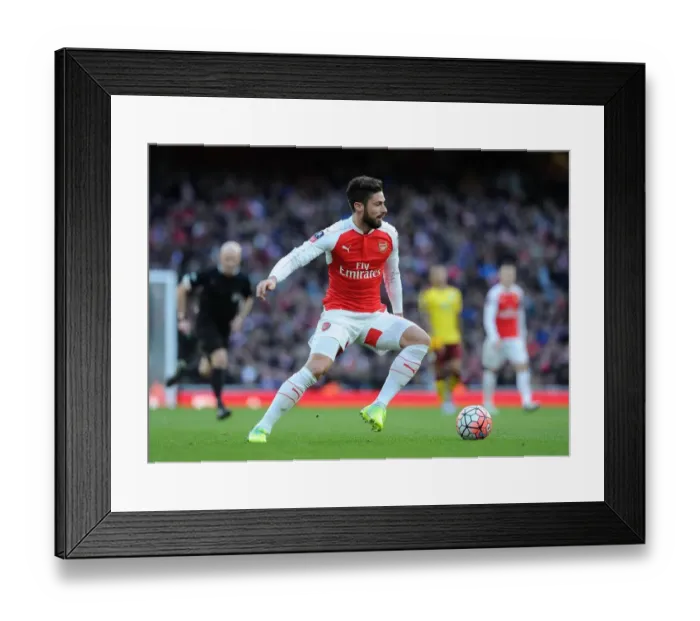Framed Print : Olivier Giroud (Arsenal). Arsenal 2: 1 Burnley. FA Cup 4th Round. Emirates Stadium Framed Print : Olivier Giroud (Arsenal). Arsenal 2: 1 Burnley. FA Cup 4th Round. Emirates Stadium