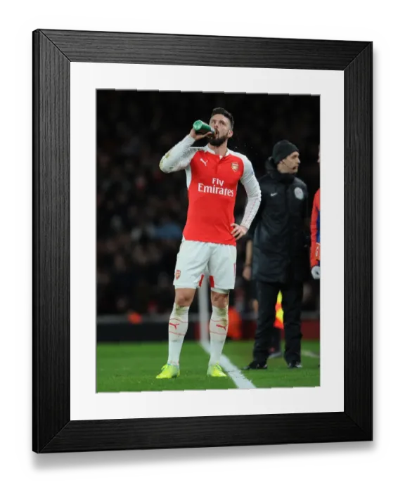 Framed Print : Arsenal's Olivier Giroud in Action Against Southampton - Premier League 2015-16 Framed Print : Arsenal's Olivier Giroud in Action Against Southampton - Premier League 2015-16