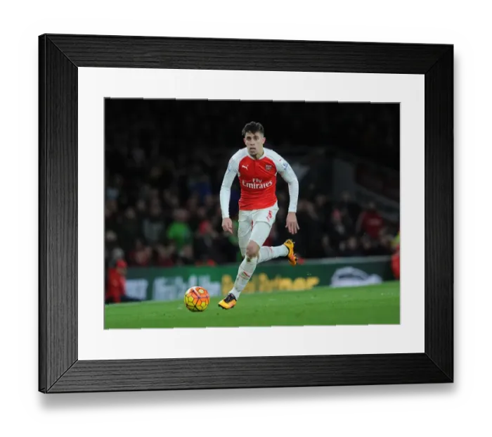 Framed Print : Gabriel in Action: Arsenal vs. Southampton, Premier League 2015-16 Framed Print : Gabriel in Action: Arsenal vs. Southampton, Premier League 2015-16