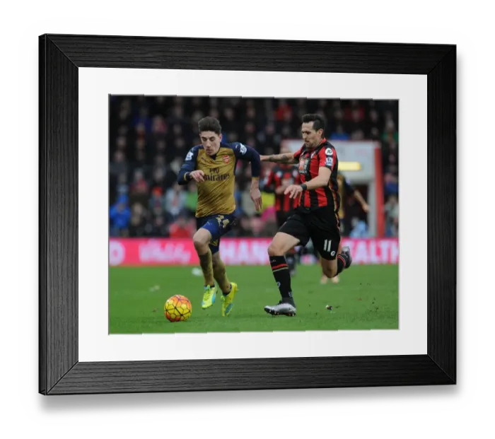 Framed Print : Hector Bellerin vs. Charlie Daniels: A Premier League Showdown at Bournemouth's The Vitality Stadium (Arsenal vs. Bournemouth, 2015-16) Framed Print : Hector Bellerin vs. Charlie Daniels: A Premier League Showdown at Bournemouth's The Vitality Stadium (Arsenal vs. Bournemouth, 2015-16)