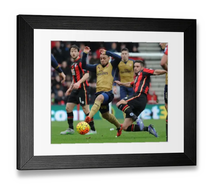 Framed Print : Francis Coquelin (Arsenal) Andrew Surman (Bournemouth). AFC Bournemouth 0: 2 Arsenal Framed Print : Francis Coquelin (Arsenal) Andrew Surman (Bournemouth). AFC Bournemouth 0: 2 Arsenal