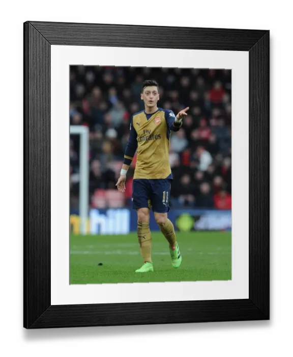 Framed Print : Mesut Ozil in Action: Arsenal vs. Bournemouth, Premier League 2015-16 Framed Print : Mesut Ozil in Action: Arsenal vs. Bournemouth, Premier League 2015-16