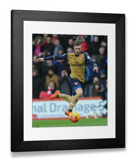 Framed Print : Aaron Ramsey in Action: Arsenal vs. Bournemouth, Premier League 2015-16 Framed Print : Aaron Ramsey in Action: Arsenal vs. Bournemouth, Premier League 2015-16