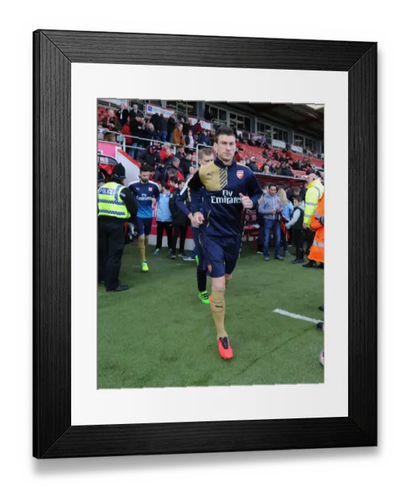 Framed Print : Arsenal's Laurent Koscielny Gears Up for Bournemouth Showdown in Premier League Framed Print : Arsenal's Laurent Koscielny Gears Up for Bournemouth Showdown in Premier League