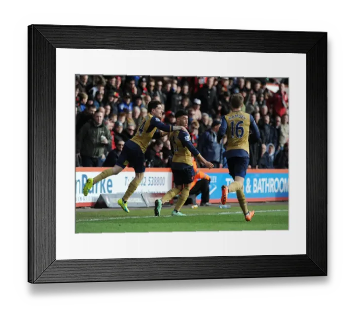 Framed Print : Oxlade-Chamberlain Braces: Arsenal's Victory at Bournemouth, Premier League 2015-16 Framed Print : Oxlade-Chamberlain Braces: Arsenal's Victory at Bournemouth, Premier League 2015-16