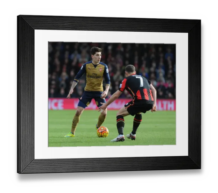 Framed Print : Intense Battle: Bellerin vs Pugh at Bournemouth's Vitality Stadium - Arsenal vs Bournemouth, Premier League 2015-16 Framed Print : Intense Battle: Bellerin vs Pugh at Bournemouth's Vitality Stadium - Arsenal vs Bournemouth, Premier League 2015-16