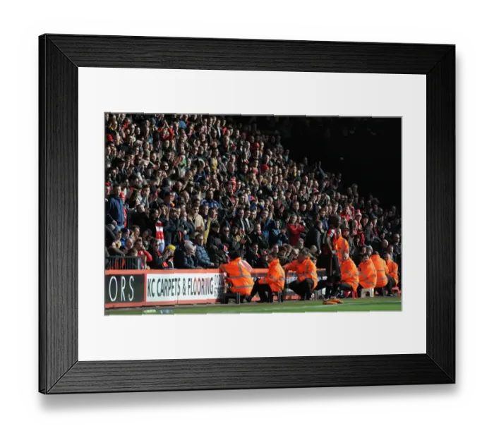 Framed Print : Arsenal Fans Pay Tribute: Benik Afobe Applauded During Bournemouth Match Framed Print : Arsenal Fans Pay Tribute: Benik Afobe Applauded During Bournemouth Match