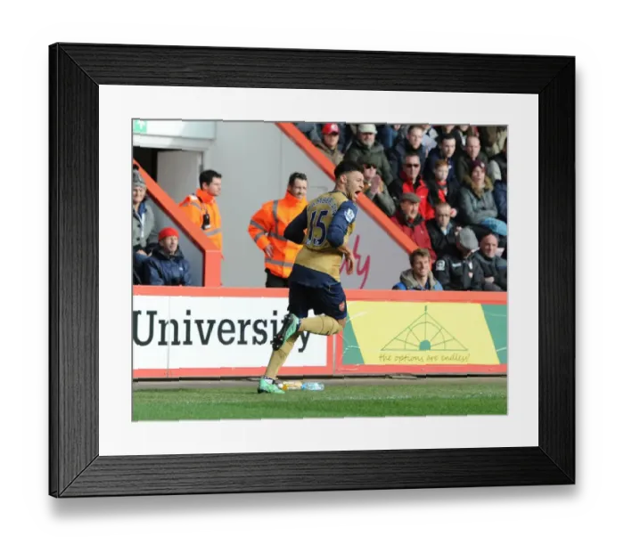 Framed Print : Alex Oxlade-Chamberlain's Brace: Arsenal's Premier League Victory over Bournemouth (February 2016) Framed Print : Alex Oxlade-Chamberlain's Brace: Arsenal's Premier League Victory over Bournemouth (February 2016)