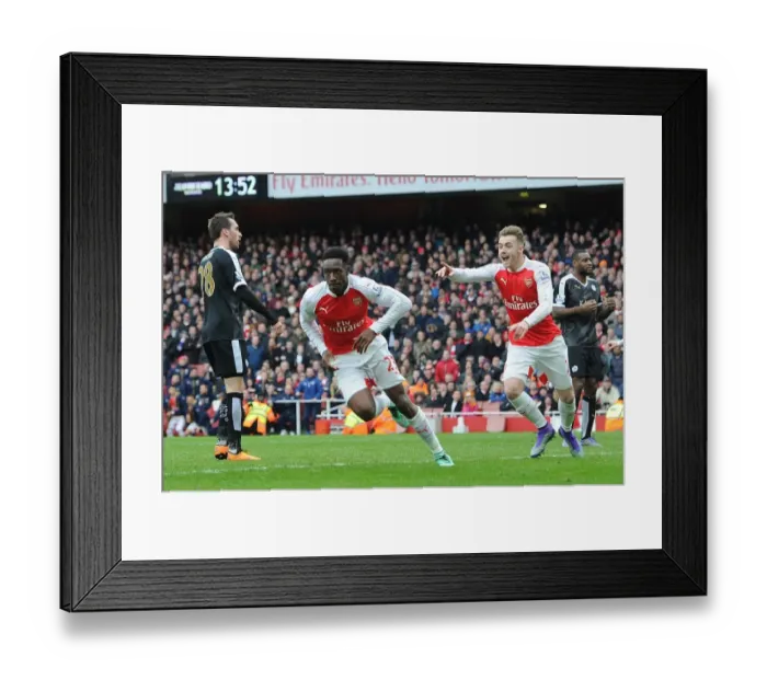 Framed Print : Danny Welbeck Scores Arsenal's Second Goal: Arsenal FC vs Leicester City (2015-16) Framed Print : Danny Welbeck Scores Arsenal's Second Goal: Arsenal FC vs Leicester City (2015-16)