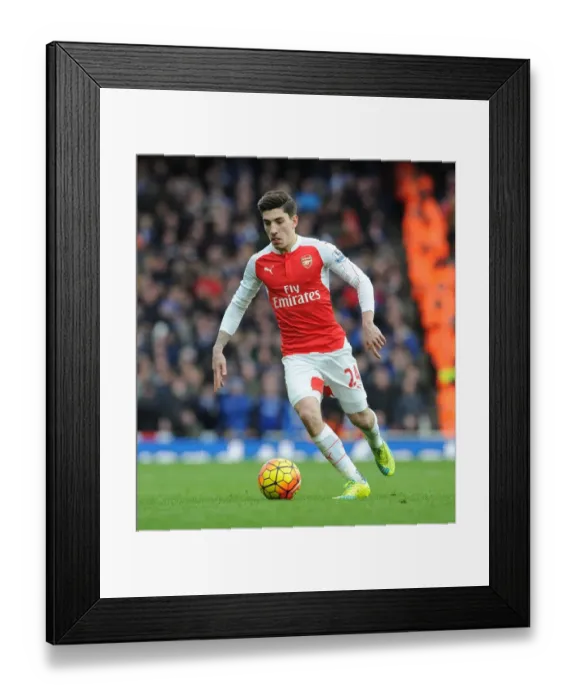 Framed Print : Arsenal's Hector Bellerin in Action during Premier League Clash against Leicester City - 2015-16 Season Framed Print : Arsenal's Hector Bellerin in Action during Premier League Clash against Leicester City - 2015-16 Season