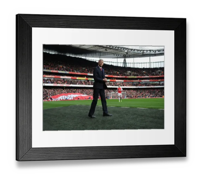 Framed Print : Arsene Wenger: Arsenal Manager Before Arsenal vs Leicester City, 2015-16 Premier League Framed Print : Arsene Wenger: Arsenal Manager Before Arsenal vs Leicester City, 2015-16 Premier League