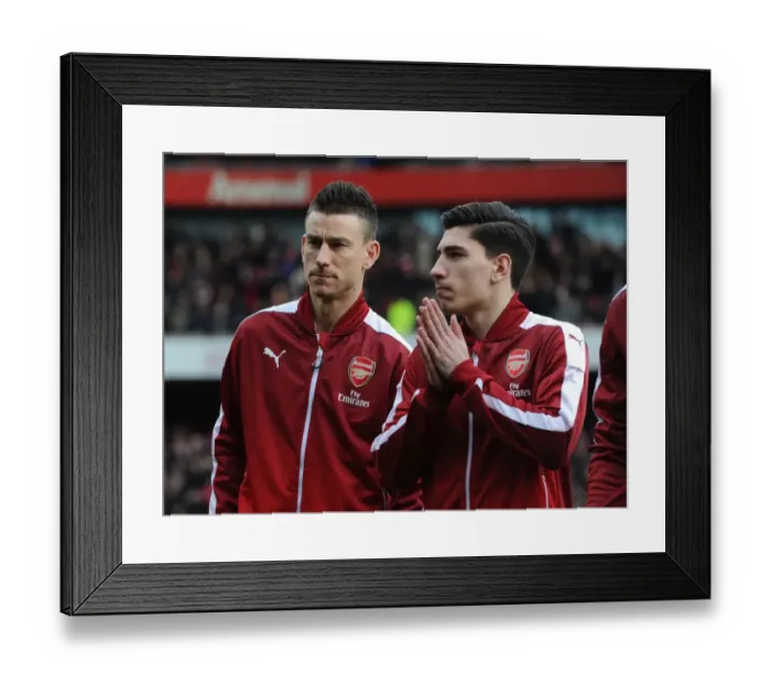 Framed Print : Laurent Koscielny and Hector Bellerin (Arsenal) Framed Print : Laurent Koscielny and Hector Bellerin (Arsenal)