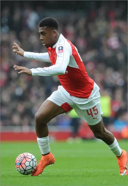 Alex Iwobi (Arsenal). Arsenal 0: 0 Hull City. FA Cup 5th Round. Emirates Stadium, 20  /  2  /  16