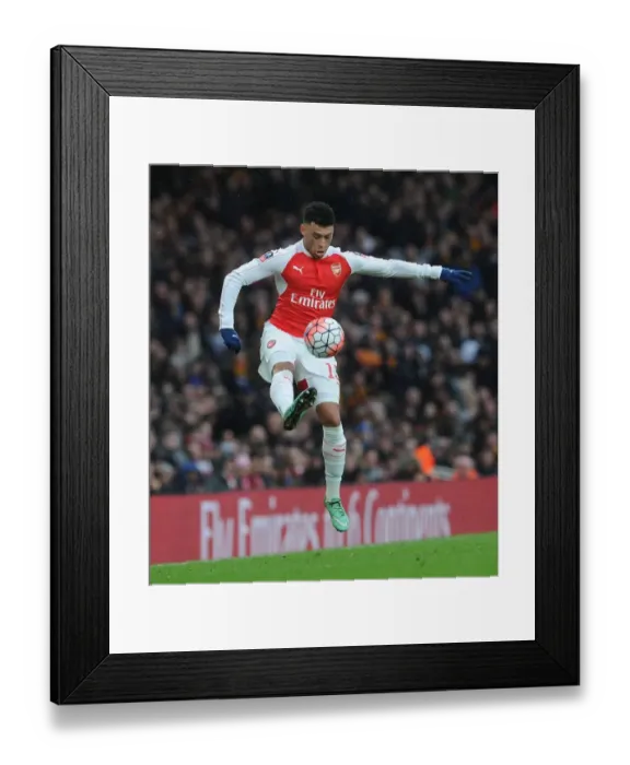 Framed Print : Alex Oxlade-Chamberlain in FA Cup Action: Arsenal vs Hull City