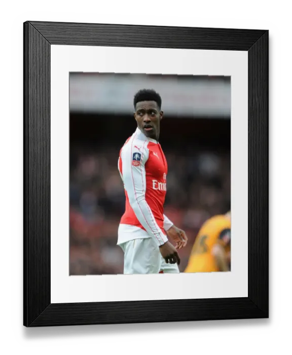 Framed Print : Danny Welbeck in Action: Arsenal's FA Cup Victory over Hull City (2015-16)