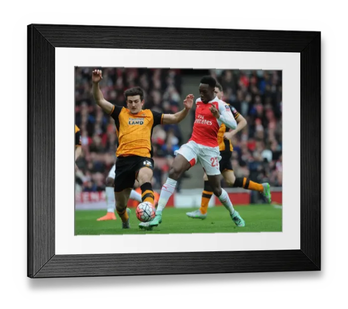 Framed Print : Clash of Titans: Danny Welbeck vs. Harry Maguire in FA Cup Battle Framed Print : Clash of Titans: Danny Welbeck vs. Harry Maguire in FA Cup Battle