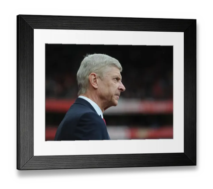 Framed Print : Arsene Wenger: Arsenal Manager Ahead of FA Cup Showdown Against Hull City