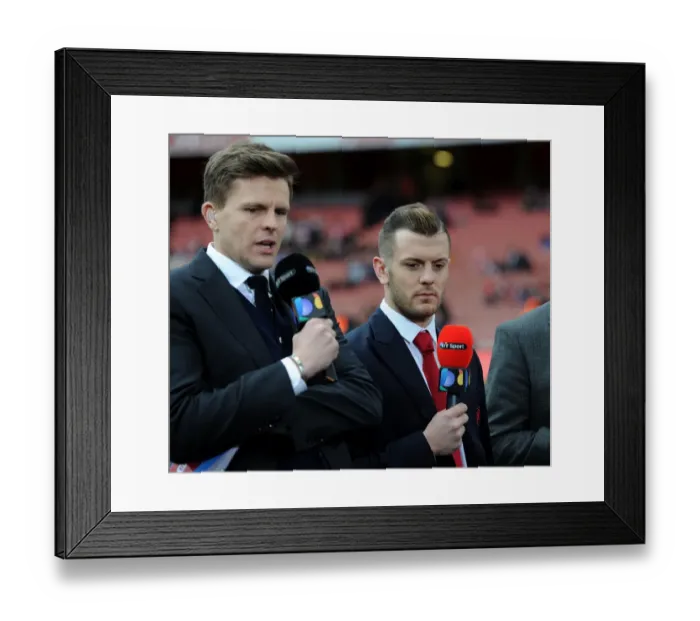 Framed Print : Jack Wilshere and Jake Humphrey: Pre-Match Interview before Arsenal vs Hull City FA Cup Clash Framed Print : Jack Wilshere and Jake Humphrey: Pre-Match Interview before Arsenal vs Hull City FA Cup Clash