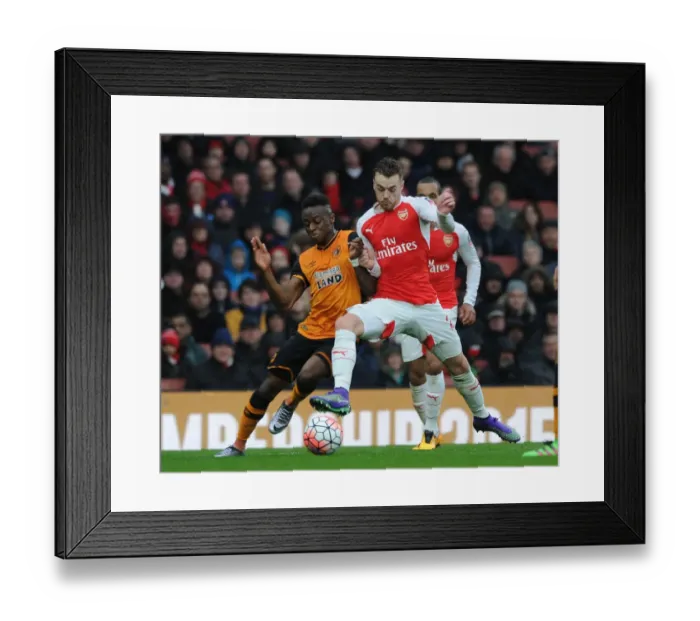 Framed Print : Arsenal vs Hull City: FA Cup Fifth Round Showdown - Chambers vs Odubajo