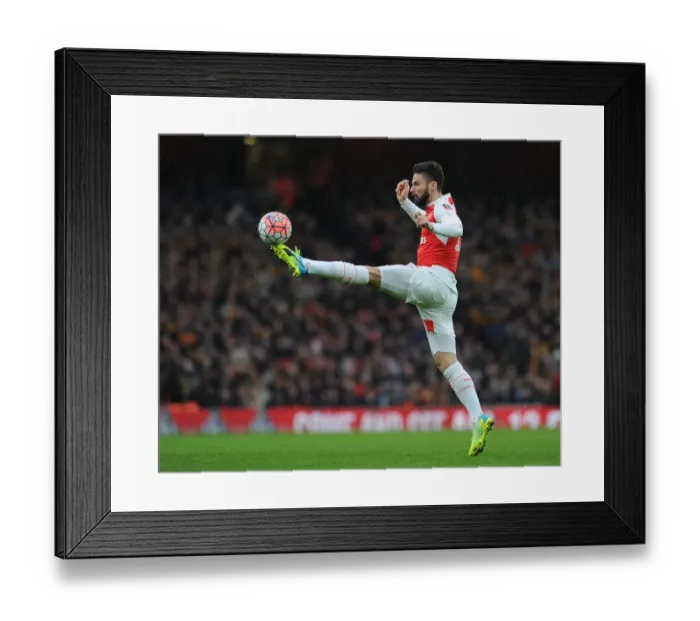 Framed Print : Arsenal's Olivier Giroud in FA Cup Action: Arsenal vs. Hull City Framed Print : Arsenal's Olivier Giroud in FA Cup Action: Arsenal vs. Hull City