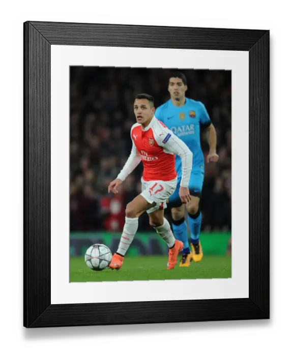 Framed Print : Alexis Sanchez's Return: Arsenal vs. Barcelona - Champions League Showdown, Emirates Stadium Framed Print : Alexis Sanchez's Return: Arsenal vs. Barcelona - Champions League Showdown, Emirates Stadium