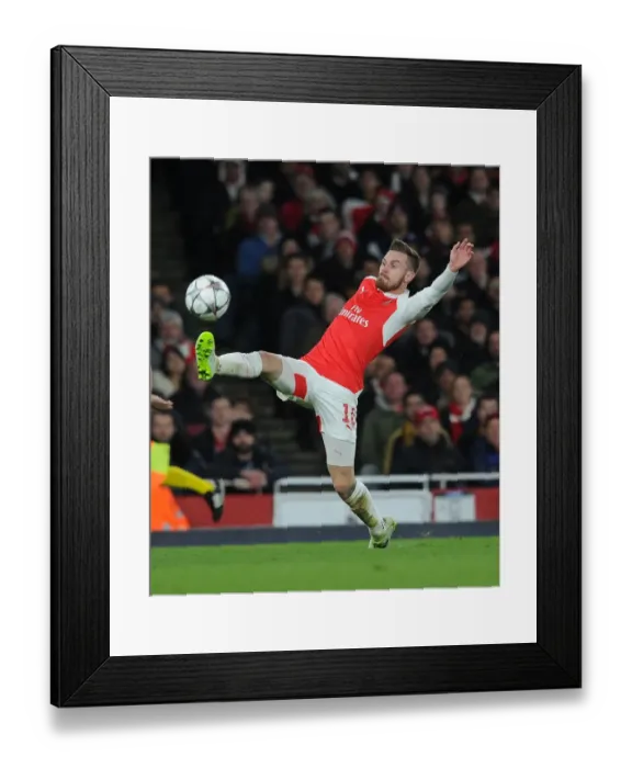 Framed Print : Arsenal's Aaron Ramsey in Action Against FC Barcelona - UEFA Champions League 2016 Framed Print : Arsenal's Aaron Ramsey in Action Against FC Barcelona - UEFA Champions League 2016