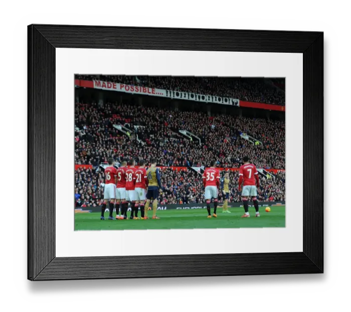 Framed Print : Mesut Ozil: Focused on Free Kick at Old Trafford (Manchester United vs. Arsenal, Premier League 2015 / 16) Framed Print : Mesut Ozil: Focused on Free Kick at Old Trafford (Manchester United vs. Arsenal, Premier League 2015 / 16)