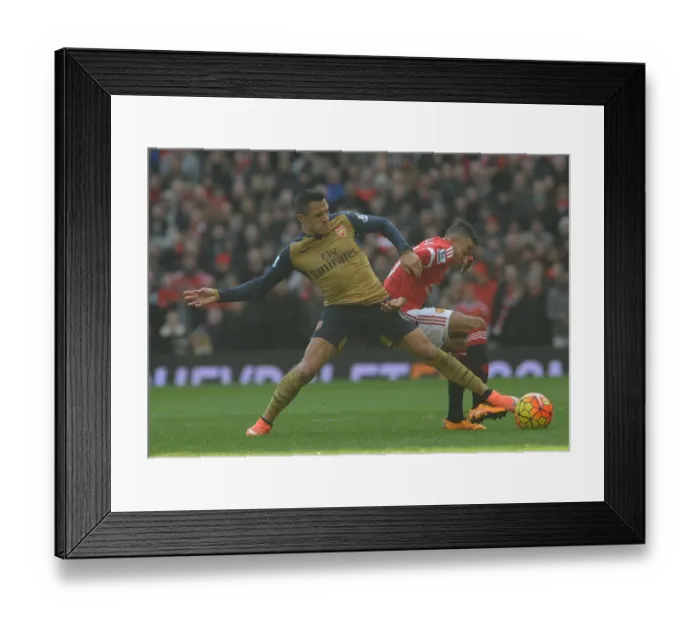 Framed Print : Sanchez vs. Lingard: A Premier League Showdown