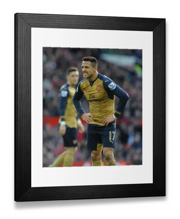 Framed Print : Alexis Sanchez: Clash of the Titans - Manchester United vs. Arsenal, Premier League Rivalry Framed Print : Alexis Sanchez: Clash of the Titans - Manchester United vs. Arsenal, Premier League Rivalry