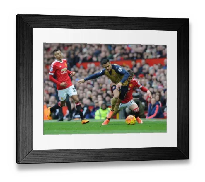Framed Print : Clash of Titans: Sanchez vs. Varela - Manchester United vs. Arsenal Premier League Showdown Framed Print : Clash of Titans: Sanchez vs. Varela - Manchester United vs. Arsenal Premier League Showdown