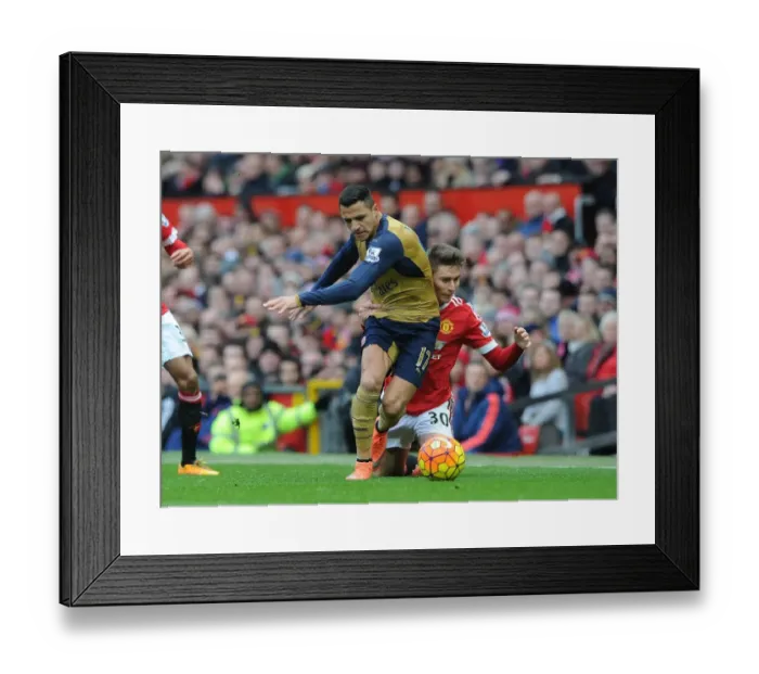 Framed Print : Clash of Titans: Sanchez vs Varela - Manchester United vs Arsenal Premier League Showdown Framed Print : Clash of Titans: Sanchez vs Varela - Manchester United vs Arsenal Premier League Showdown