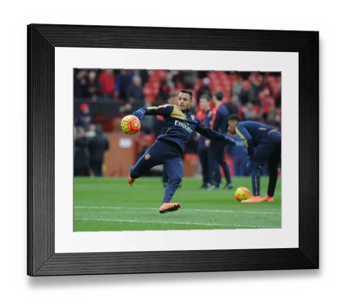 Framed Print : Gearing Up: Alexis Sanchez's Determined Warm-Up Ahead of Manchester United vs. Arsenal Clash, Premier League 2016 Framed Print : Gearing Up: Alexis Sanchez's Determined Warm-Up Ahead of Manchester United vs. Arsenal Clash, Premier League 2016