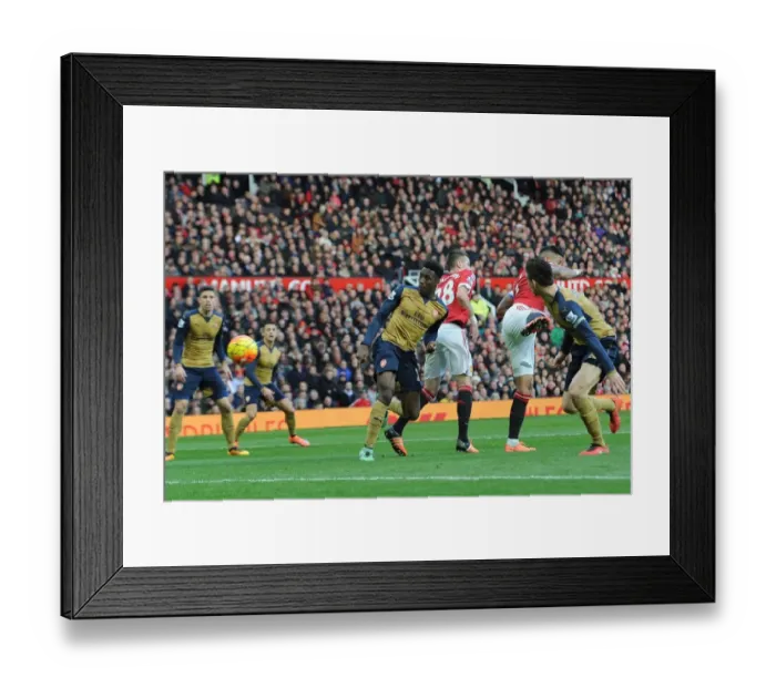 Framed Print : Danny Welbeck Scores the Upset: Manchester United vs. Arsenal, Premier League 2015 / 16