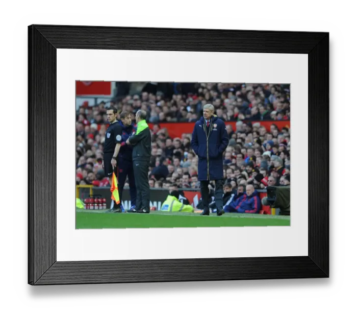 Framed Print : Arsene Wenger at Old Trafford: Clash of Titans - Manchester United vs. Arsenal, Premier League 2015 / 16 Framed Print : Arsene Wenger at Old Trafford: Clash of Titans - Manchester United vs. Arsenal, Premier League 2015 / 16