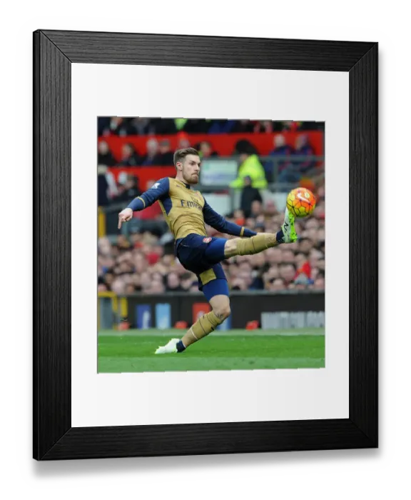 Framed Print : Aaron Ramsey (Arsenal). Manchester United 3: 2 Arsenal Framed Print : Aaron Ramsey (Arsenal). Manchester United 3: 2 Arsenal
