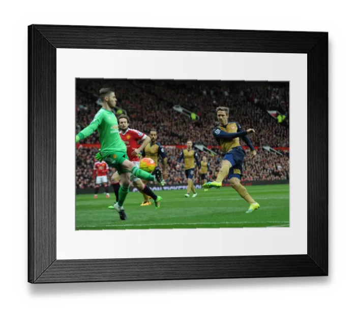Framed Print : Nacho Monreal (Arsenal) David De Gea (Man Utd) Framed Print : Nacho Monreal (Arsenal) David De Gea (Man Utd)