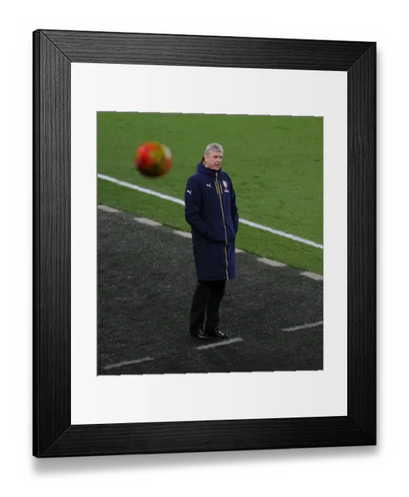Framed Print : Arsene Wenger and Arsenal Face Swansea City in Premier League Showdown (2015-16)